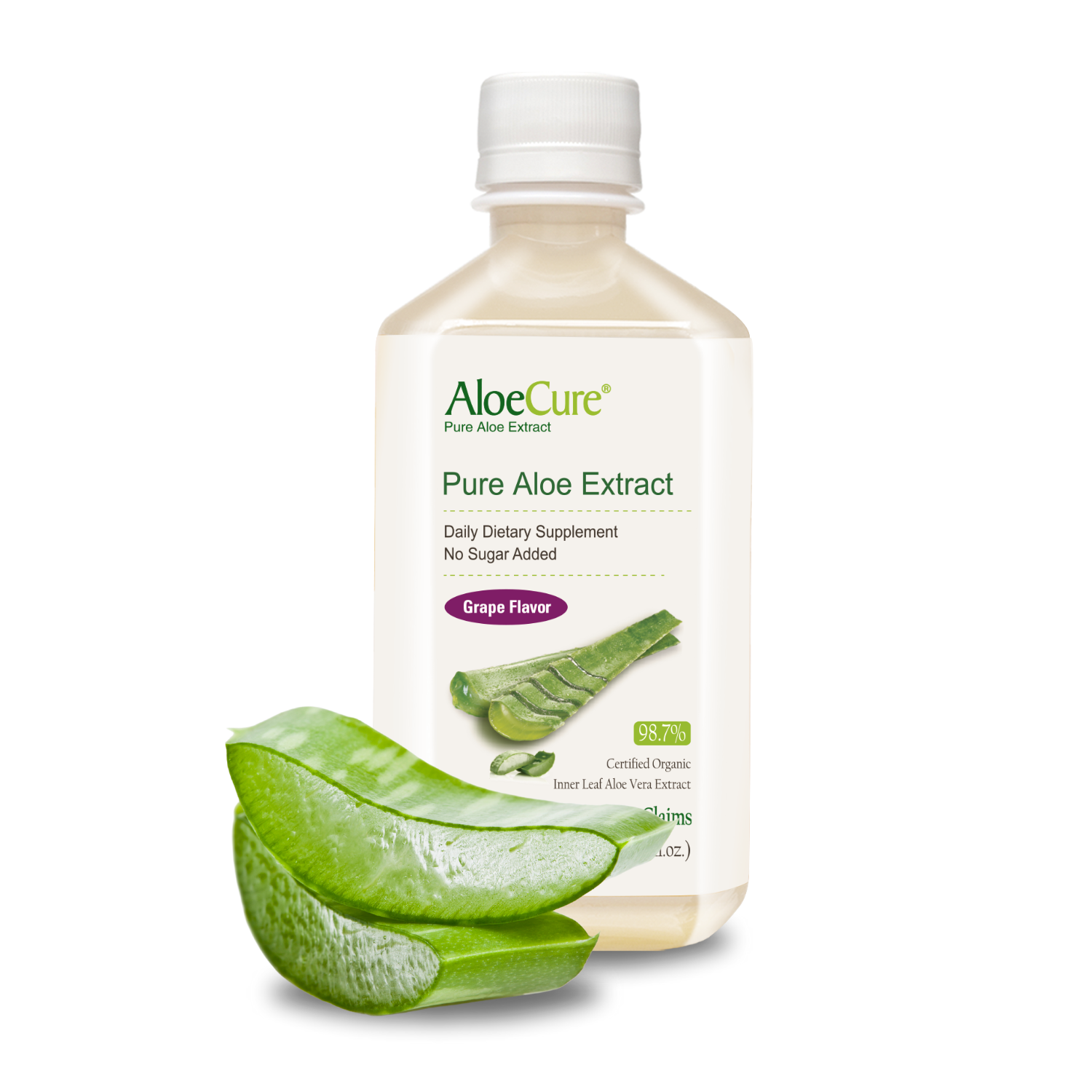 Aloe Cure Grape Flavor Aloderma